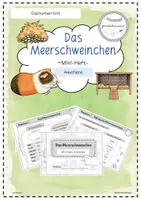 Vorschau - Arbeitsblätter - Haustiere - Mini Heft- Das Meerschweinchen Klasse 2/3 - Deckblatt
