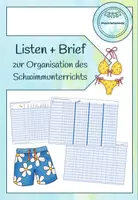 Vorschau - Merkblätter - Schwimmunterricht - Listen und Elternbrief - Deckblatt