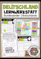Vorschau - Unterrichtsreihen - DEUTSCHLAND - LERNWERKSTATT (analog und digital) - Deckblatt