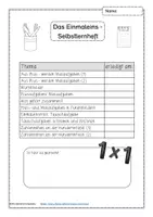 Vorschau - Arbeitsblätter - Einmalseins Einführung Selbstlernheft - Seite 3