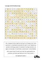 Vorschau - Arbeitsblätter - Sportarten - Suchsel/Buchstabengitter (Homeschooling) - Seite 1