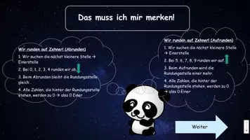 Vorschau - Präsentationen/Tafelbilder - Erklär-Präsentation & Übung zum Runden & Überschlag - Seite 2