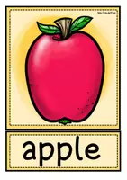 Vorschau - Arbeitsblätter - Fruits | Bild-Wortkarten & faltbares Vokabelheft (Buddybook) | Klasse 5 – 6 - Seite 1