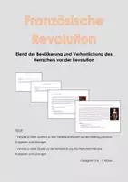 Vorschau - Arbeitsblätter - Geschichte - Leben vor der Französischen Revolution - Seite 1