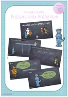 Vorschau - Interaktives Material - interaktive PDF - Präsens oder Präteritum? - Deckblatt