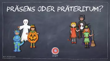 Vorschau - Interaktives Material - interaktive PDF - Präsens oder Präteritum? - Seite 1