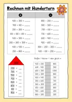 Vorschau - Arbeitsblätter - Mathematik - Zahlenraum 1.000, Einmaleins, Wiederholung - Seite 2