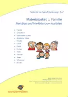 Vorschau - Arbeitsblätter - Familie DaZ - Deckblatt