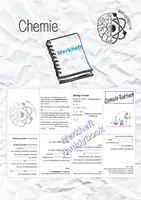 Vorschau - Arbeitsblätter - Merkheft/Buddybook Chemische Reaktionen - Deckblatt