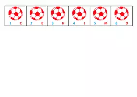 Vorschau - Bildkarten - Kärtchen zur Gruppeneinteilung Themenbereich Fußball Sportunterricht - Seite 2