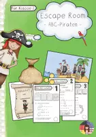 Vorschau - Arbeitsblätter - Escape Room zum Alphabet: ABC-Piraten - Deckblatt