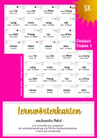 Vorschau - Stationenlernen - Lernwörterportionen für Klasse 2 (wachsendes Paket) - Deckblatt