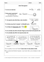 Vorschau - Arbeitsblätter - Sprechen-hören-schreiben– Grundschrift ab Klasse 2 - Seite 1