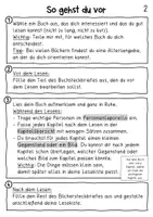 Vorschau - Arbeitsblätter - Buchvorstellung mit der Lesekiste - Seite 2