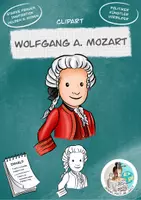 Vorschau - selbst erstellte Cliparts/Grafiken - Clipart berühmte Persönlichkeiten "Wolfgang Amadeus Mozart" - Deckblatt