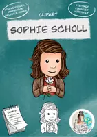 Vorschau - selbst erstellte Cliparts/Grafiken - Clipart berühmte Persönlichkeiten "Sophie Scholl" - Deckblatt