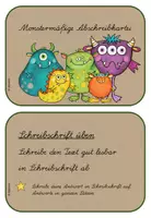 Vorschau - Stationenlernen - Monstermäßige Abschreibkartei - Seite 3