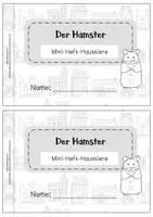 Vorschau - Unterrichtsreihen - Haustiere - Mini-Heft - Der Hamster Klasse 2/3 - Seite 1