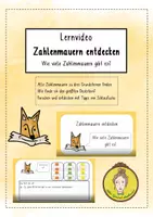 Vorschau - Arbeitsblätter - Materialpaket 2. Klasse: Wie viele Zahlenmauern gibt es? Lernheft und Video - Seite 2