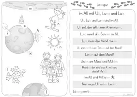 Vorschau - Spiele - Lesespur 4 LOAMIST ENDU: 3-fach diff. - Lola, Einsterns Schwester - Seite 3