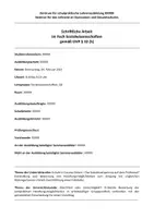 Vorschau - Stundenentwürfe - UPP Sowi Q1, Schule in Corona-Zeiten IF6 - Deckblatt