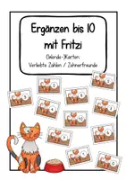 Vorschau - Fördermaterial/Inklusion - Ergänzen bis 10 mit Fritzi: (Wende-) Karten zu den verliebten Zahlen / Zehnerfreunden - Deckblatt