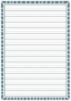 Vorschau - Anderer Materialtyp - Schreibblätter zum Ausdrucken - Dreigassen-Lineatur 15mm - Seite 2