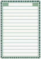 Vorschau - Anderer Materialtyp - Schreibblätter zum Ausdrucken - Dreigassen-Lineatur 15mm - Seite 3