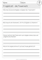 Vorschau - Unterrichtsreihen - Lesekonferenz FEUERWEHR | Lese- & Frageblätter - Seite 3