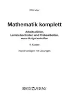Vorschau - Lehrwerke/Schulbücher - Mathematik komplett - 9. Klasse - Seite 1