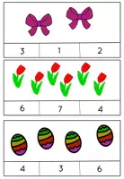 Vorschau - Stationenlernen - Zählen und Klammern Ostern bis 8 - Seite 3