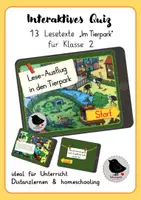 Vorschau - Fördermaterial/Inklusion - interaktives PDF: Lesespur und Lesetraining in Klasse 2 - Deckblatt