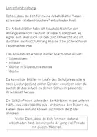 Vorschau - Arbeitsblätter - lesen schneiden kleben HAUSTIERE Lesegitter - Seite 1