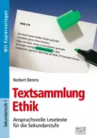 Vorschau - Text - Textsammlung Ethik - Anspruchsvolle Lesetexte für die Sekundarstufe - Deckblatt