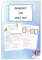 Vorschau - Arbeitsblätter - Übungsheft zum Thema: Simple Past - digitale Version - Deckblatt