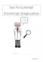 Vorschau - Stundenentwürfe - Wir forschen mit dreistelligen Spiegelzahlen Klasse 3 - Seite 1