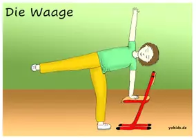 Vorschau - Bildkarten - Stuhl Yoga 12 Bildkarten Yogastellungen - Seite 2