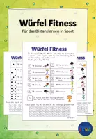 Vorschau - Arbeitsblätter - Würfel Fitness (Distanzangebot) - Deckblatt