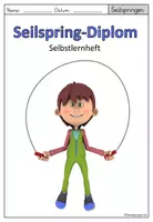 Vorschau - Arbeitsblätter - Seilspringen Selbstlernheft (Sportunterricht) - Seite 1