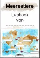 Vorschau - Unterrichtsreihen - Meerestiere Lapbook & Wissenskartei | Sachunterricht - Seite 1