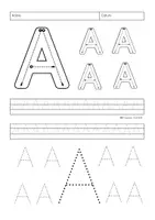 Vorschau - Arbeitsblätter - Buchstabenerarbeitung/Buchstabentraining Buchstabe A - Seite 2