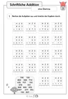 Vorschau - Arbeitsblätter - Arbeitsblätter zur schriftlichen Addition - Seite 3