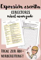 Vorschau - Arbeitsblätter - Abivorbereitung: Conectores y enlaces (nivel avanzado) - Deckblatt