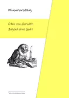 Vorschau - Klassenarbeiten - Klausurvorschlag: Jugend ohne Gott (+ Erwartungshorizont) - Deckblatt