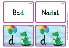 Vorschau - Stationenlernen - b, d oder p? - Lese-Lege-Spiel #Homeschooling - Seite 2