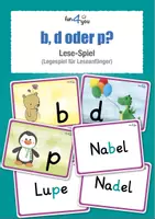 Vorschau - Stationenlernen - b, d oder p? - Lese-Lege-Spiel #Homeschooling - Deckblatt