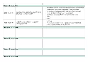 Vorschau - Arbeitsblätter - Projektprüfung -| Arbeits- und Zeitplan als Worddatei! - Seite 2
