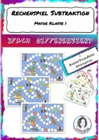 Vorschau - Spiele - Subtraktion Piraten Brettspiel für Klasse1 ZR 10 - Deckblatt