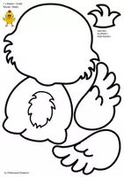 Vorschau - Mal- und Bastelvorlagen - Ostern Küken im Ei Bastelvorlage Basteln - Seite 2