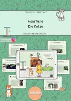 Vorschau - Merkblätter - Katze (Haustiere) - Interaktive PDF - Deckblatt